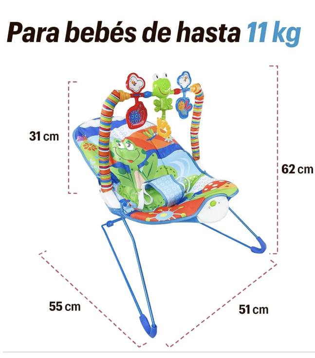 Foto 4 pulgar | Silla Vibradora para Bebé