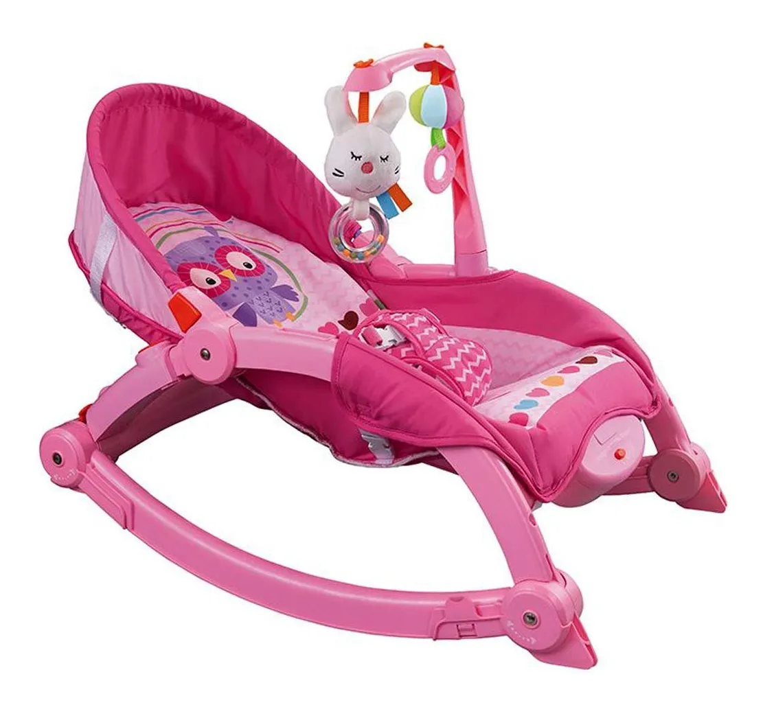 Foto 2 pulgar | Bouncer Para Bebé Aeiou 63560 Newborn Rocker Mecedora Rosa