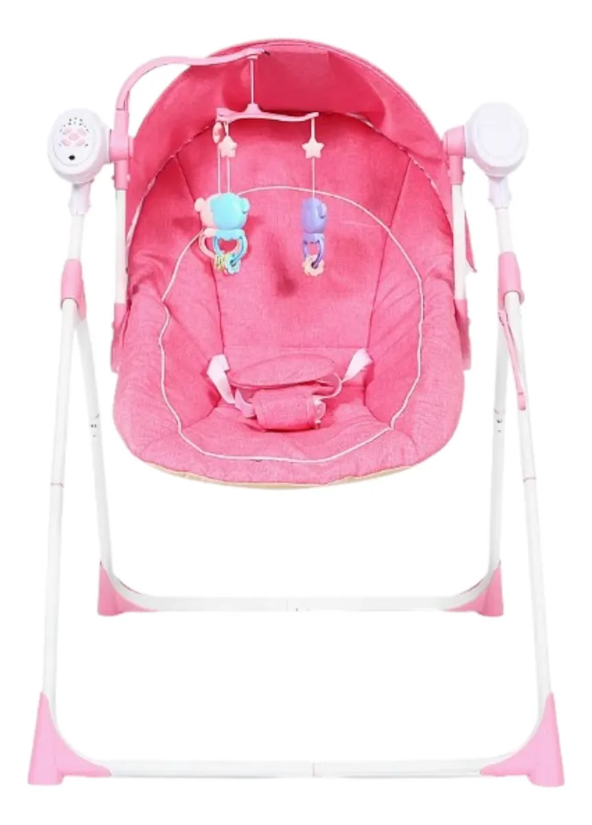 Foto 1 | Columpio Para Bebé Aeiou Md-305c Baby Rocker Mecedora Rosa