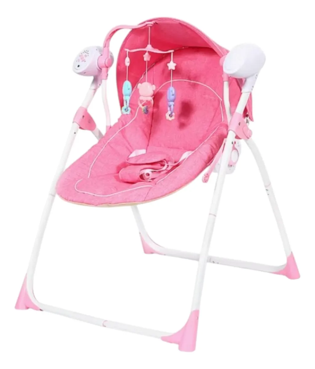 Foto 2 | Columpio Para Bebé Aeiou Md-305c Baby Rocker Mecedora Rosa