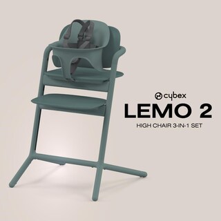 Foto 3 | Juego De Tronas Cybex Lemo 3 En 1 Con Juego Para Bebés Y Bandeja Para Aperitivos Bl - Venta Internacional.