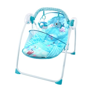Foto 1 | Silla Mecedora para Bebé Lab.G Azul