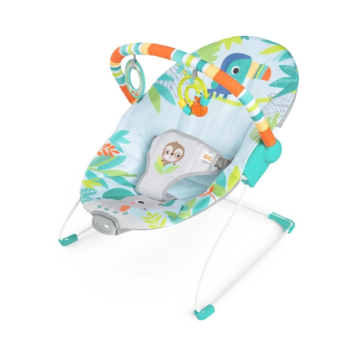 Baby Bouncer Bright Starts, Vibraciones Relajantes De 0 A 6 M, 9 Kg - Venta Internacional.