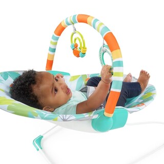 Foto 3 | Baby Bouncer Bright Starts, Vibraciones Relajantes De 0 A 6 M, 9 Kg - Venta Internacional.