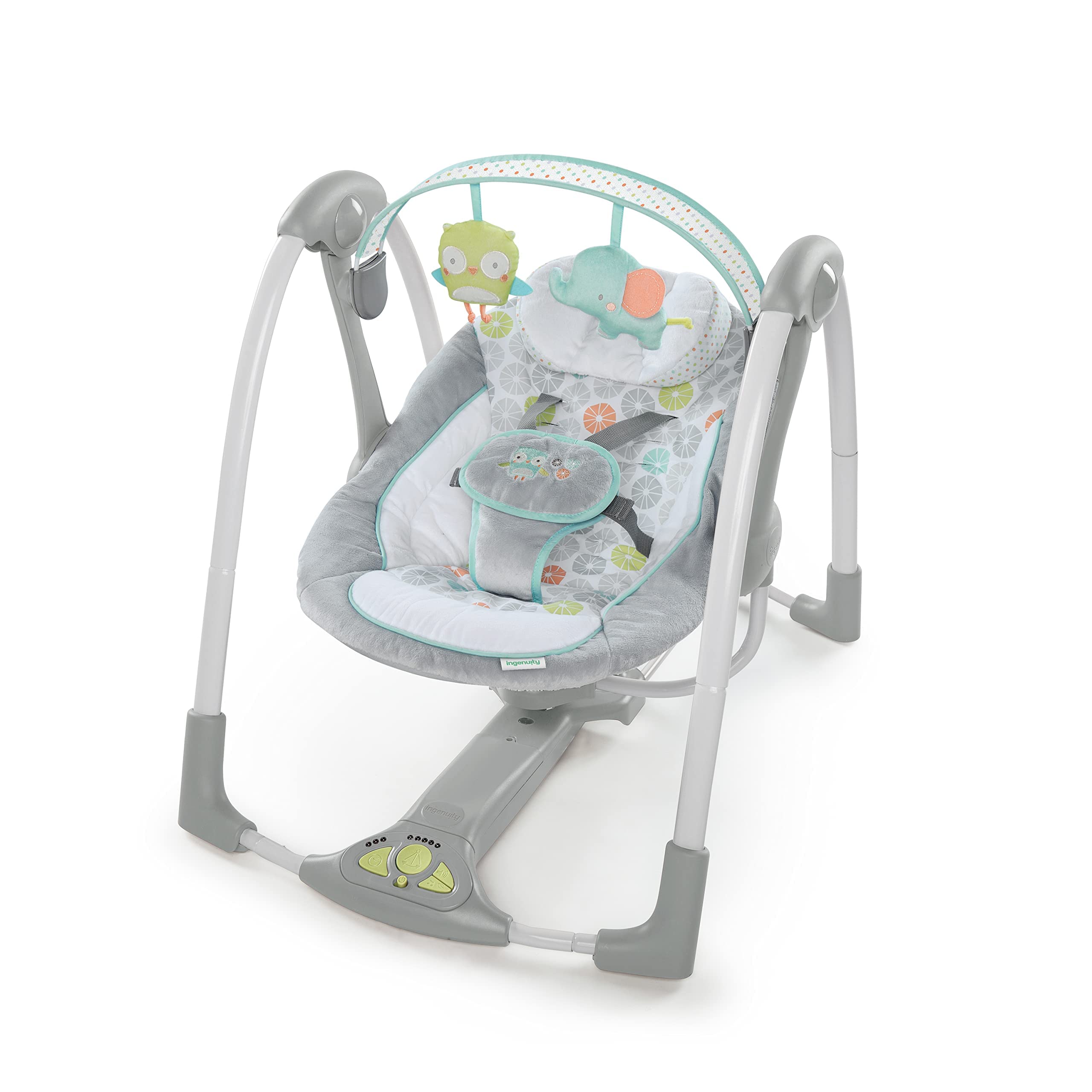 Foto 2 pulgar | Baby Swing Ingenuity Swing 'n Go Portátil Plegable De 5 Velocidades - Venta Internacional.