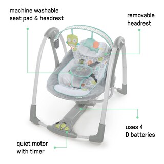 Foto 2 | Baby Swing Ingenuity Swing 'n Go Portátil Plegable De 5 Velocidades - Venta Internacional.