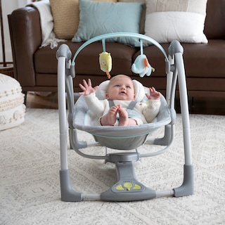 Foto 3 | Baby Swing Ingenuity Swing 'n Go Portátil Plegable De 5 Velocidades - Venta Internacional.