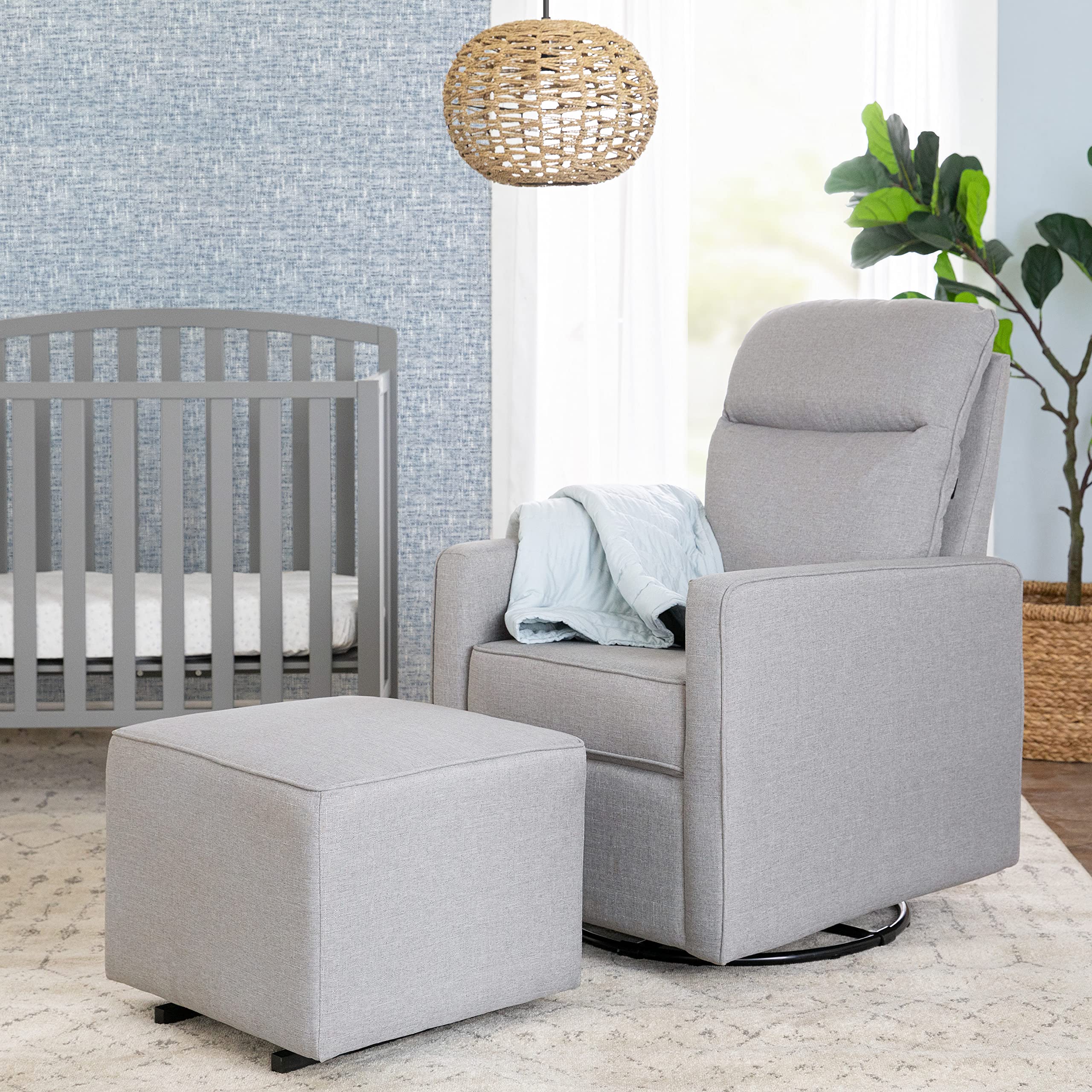 Foto 8 pulgar | Puf Glider Davinci Universal Gris Brumoso Greenguard Gold - Venta Internacional.