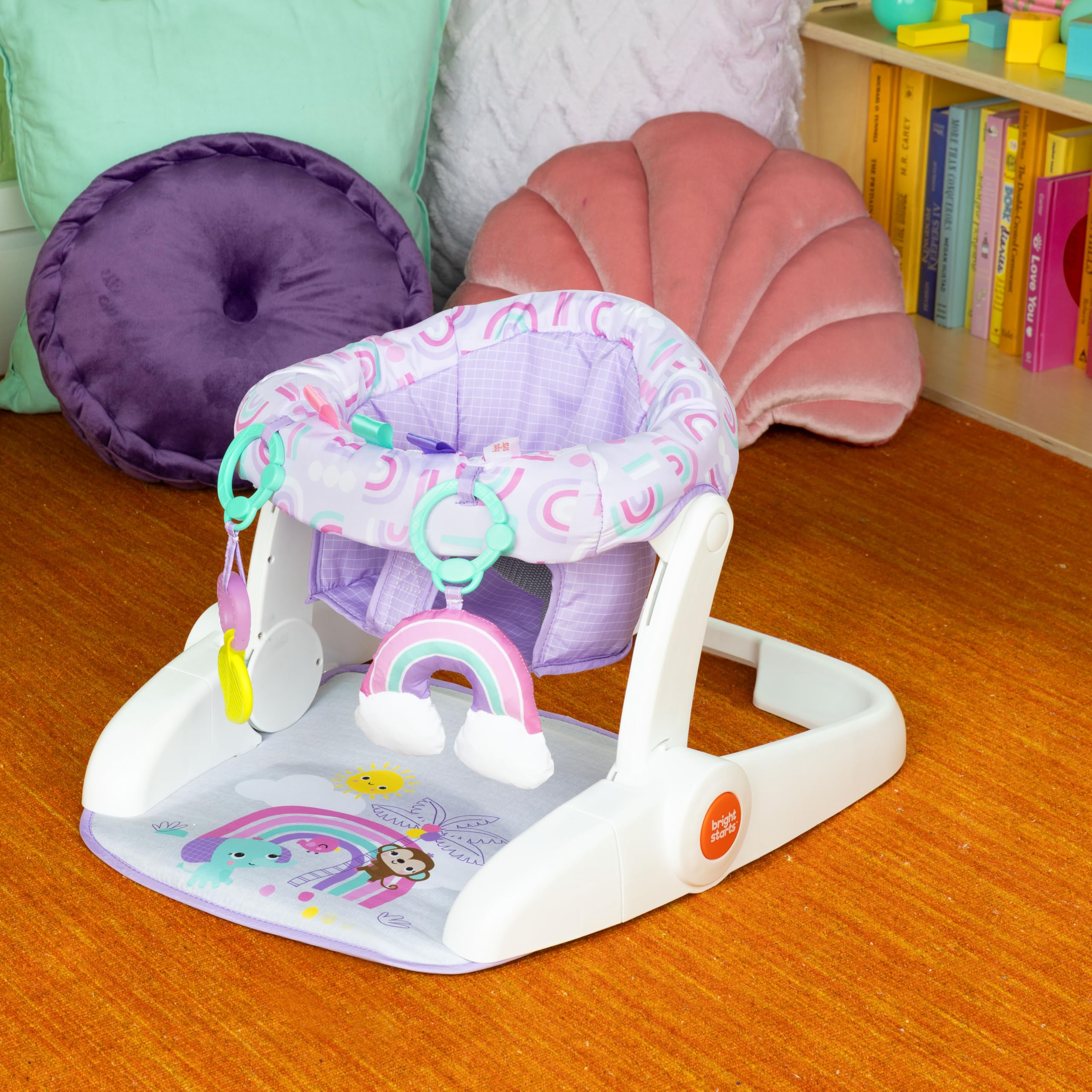 Foto 6 pulgar | Asiento De Suelo Para Bebés Bright Starts Para Aprender A Sentarse En 2 Posiciones - Venta Internacional.