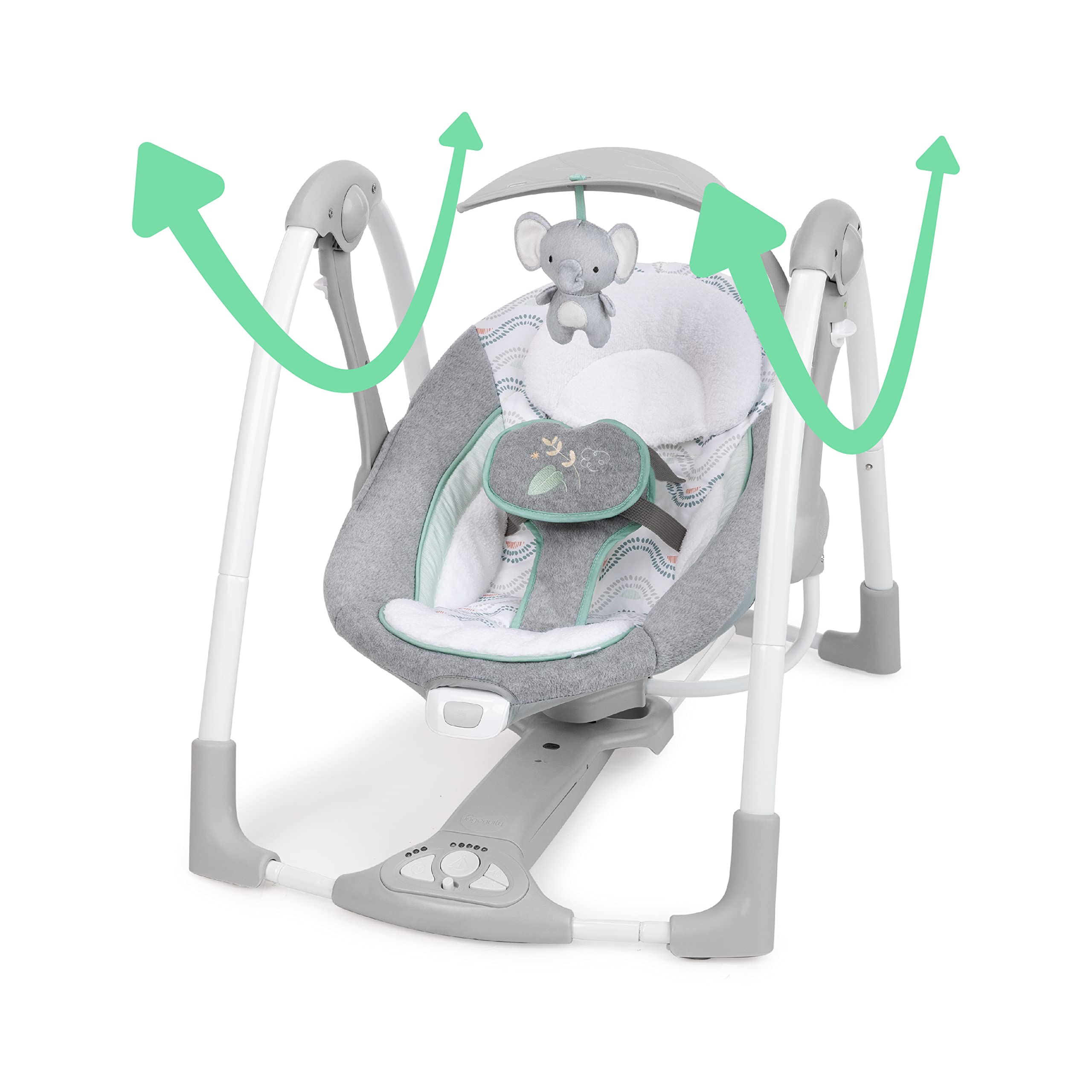 Foto 5 pulgar | Columpio Para Bebés Y Asiento Infantil Ingenuity Convertme 2 En 1 Swell - Venta Internacional.