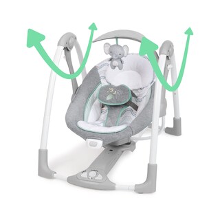 Foto 4 | Columpio Para Bebés Y Asiento Infantil Ingenuity Convertme 2 En 1 Swell - Venta Internacional.