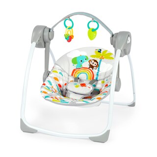 Foto 1 | Baby Swing Bright Starts Playful Paradise Portátil Compacto - Venta Internacional.