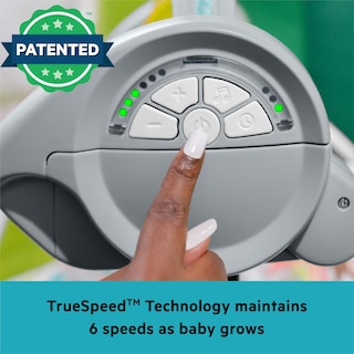 Foto 7 | Baby Swing Bright Starts Playful Paradise Portátil Compacto - Venta Internacional.
