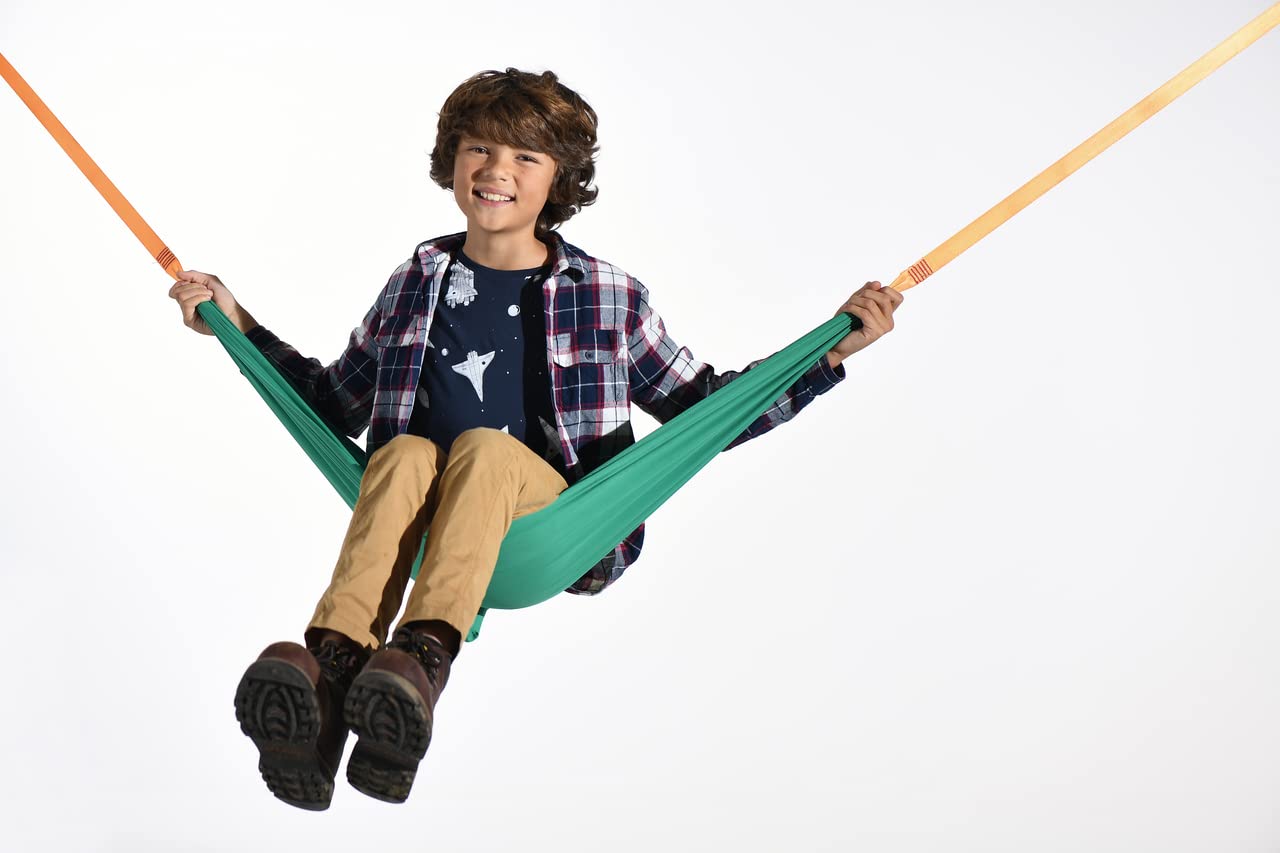 Foto 4 | Hamaca Portátil Con Forma De Columpio De Bolsillo, Verde, Para Niños Mayores De 5 Años - Venta Internacional.