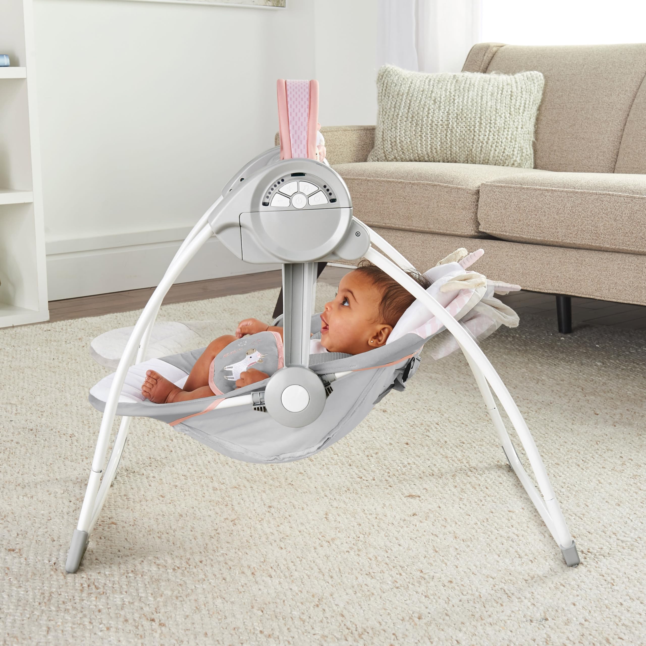 Foto 3 pulgar | Baby Swing Ingenuity Comfort 2 Go, Compacto Y Portátil Con Música - Venta Internacional.