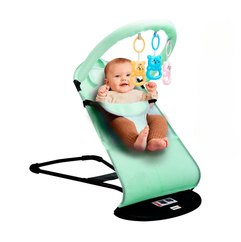Foto 2 pulgar | Silla Mecedora Bebe Columpio Infantil Portátil Ajustable