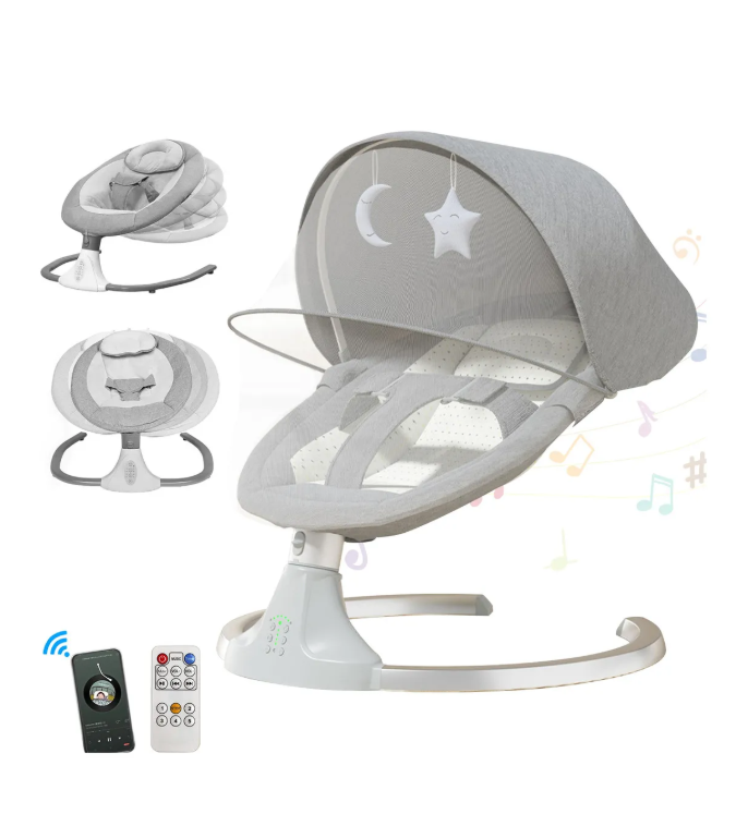 Foto 1 | Mecedora Eléctrica Bebé Silla Bouncer Multifuncional Artefacto Mágico Para Calmar A Los Bebés Cuna Balancea