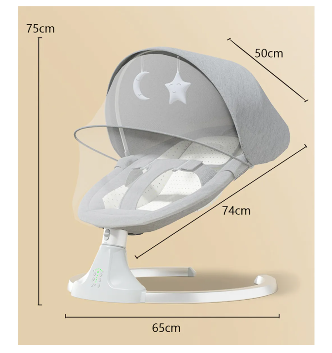 Foto 2 | Mecedora Eléctrica Bebé Silla Bouncer Multifuncional Artefacto Mágico Para Calmar A Los Bebés Cuna Balancea