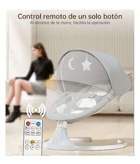 Foto 5 | Mecedora Eléctrica Bebé Silla Bouncer Multifuncional Artefacto Mágico Para Calmar A Los Bebés Cuna Balancea