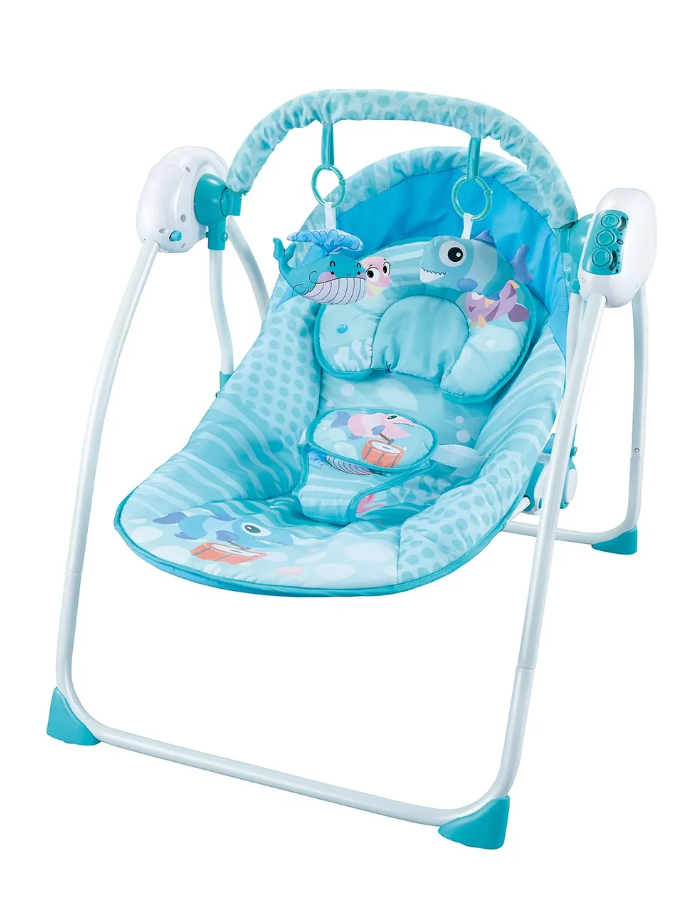 Silla Mecedora para Bebés Black Box con Control Remoto