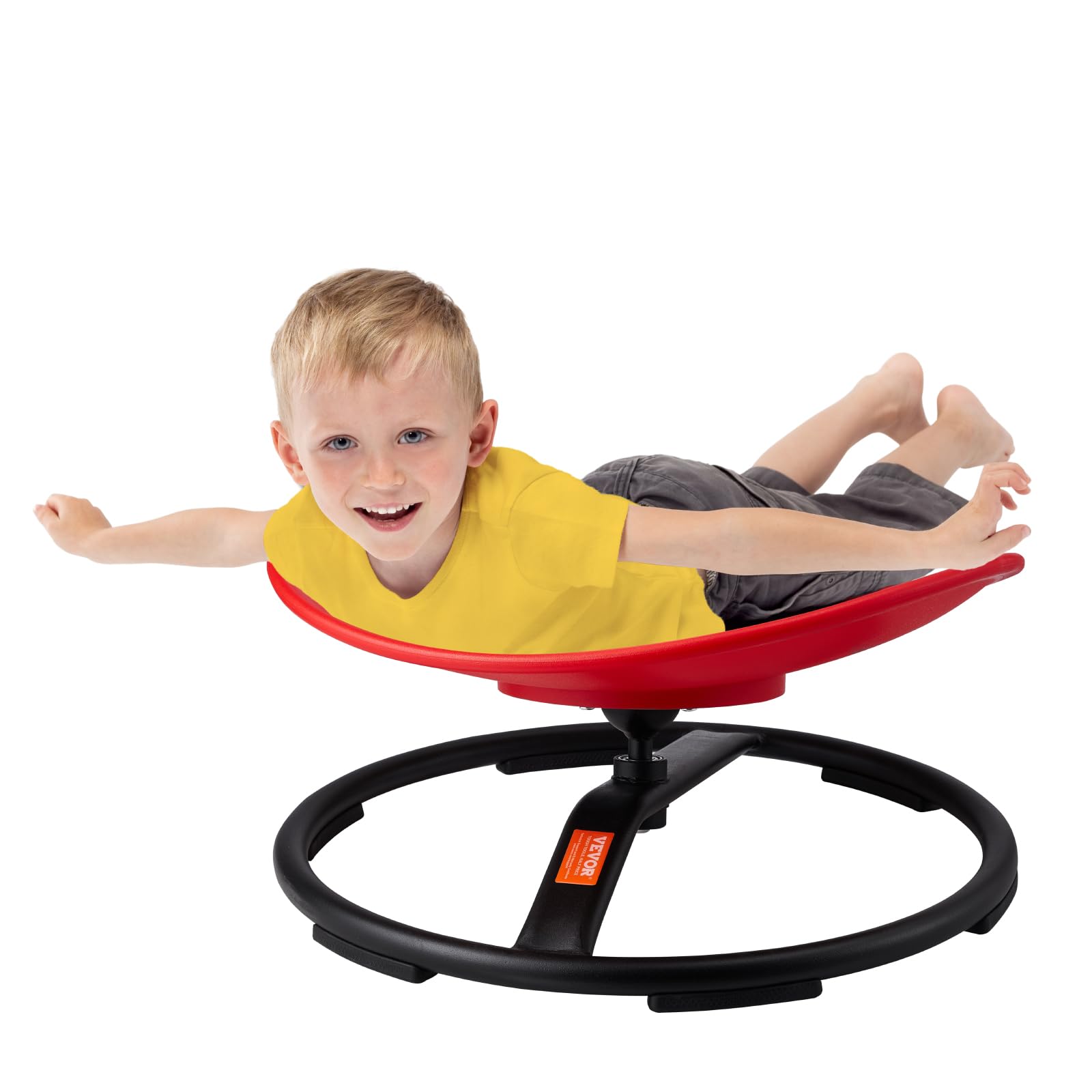 Silla Giratoria Vevor Kids Sensory Toy, 100 Kg De Capacidad, Color Rojo - Venta Internacional.