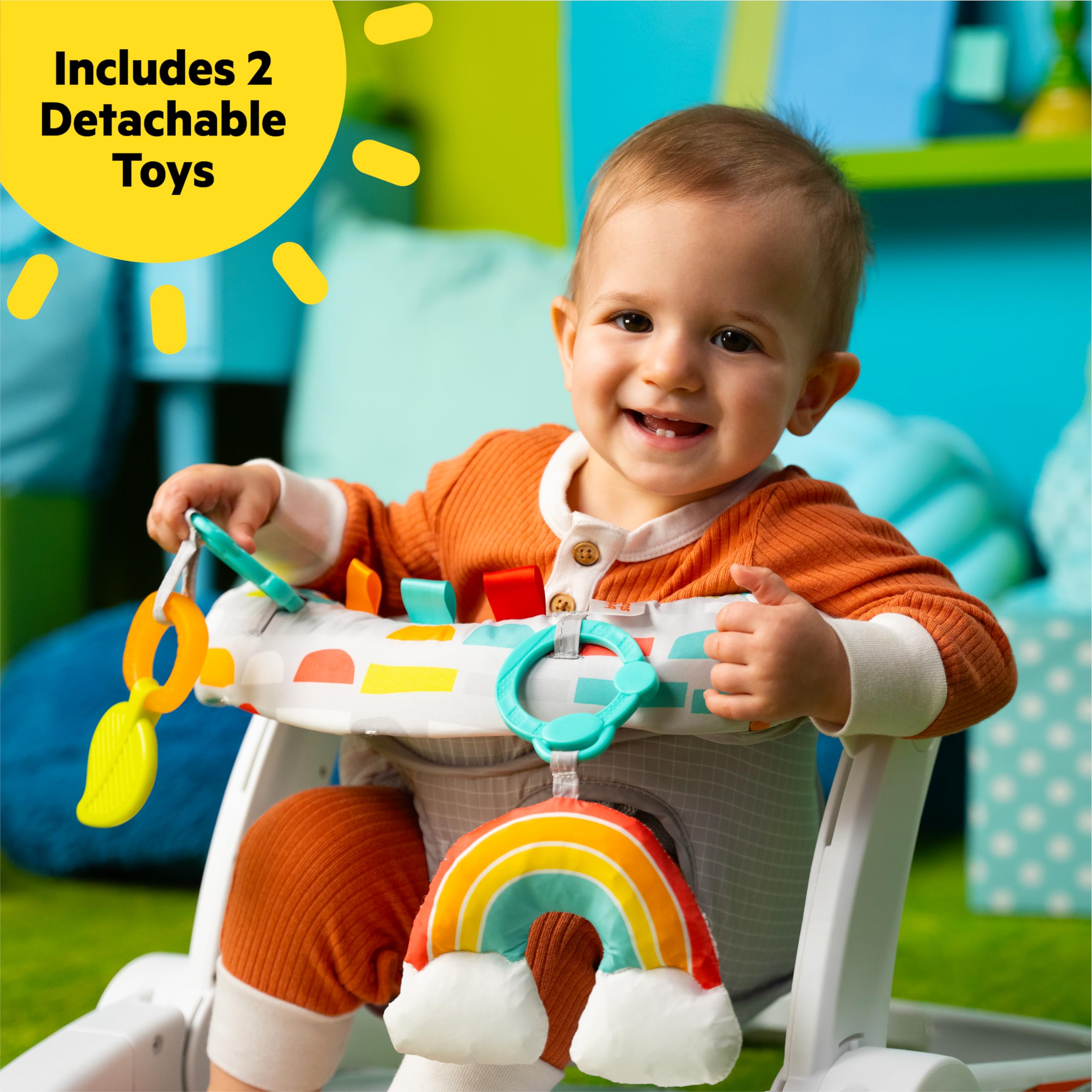 Foto 3 pulgar | Asiento De Piso Para Bebés Bright Starts Para Aprender A Sentarse De 4 A 12 Meses - Venta Internacional.
