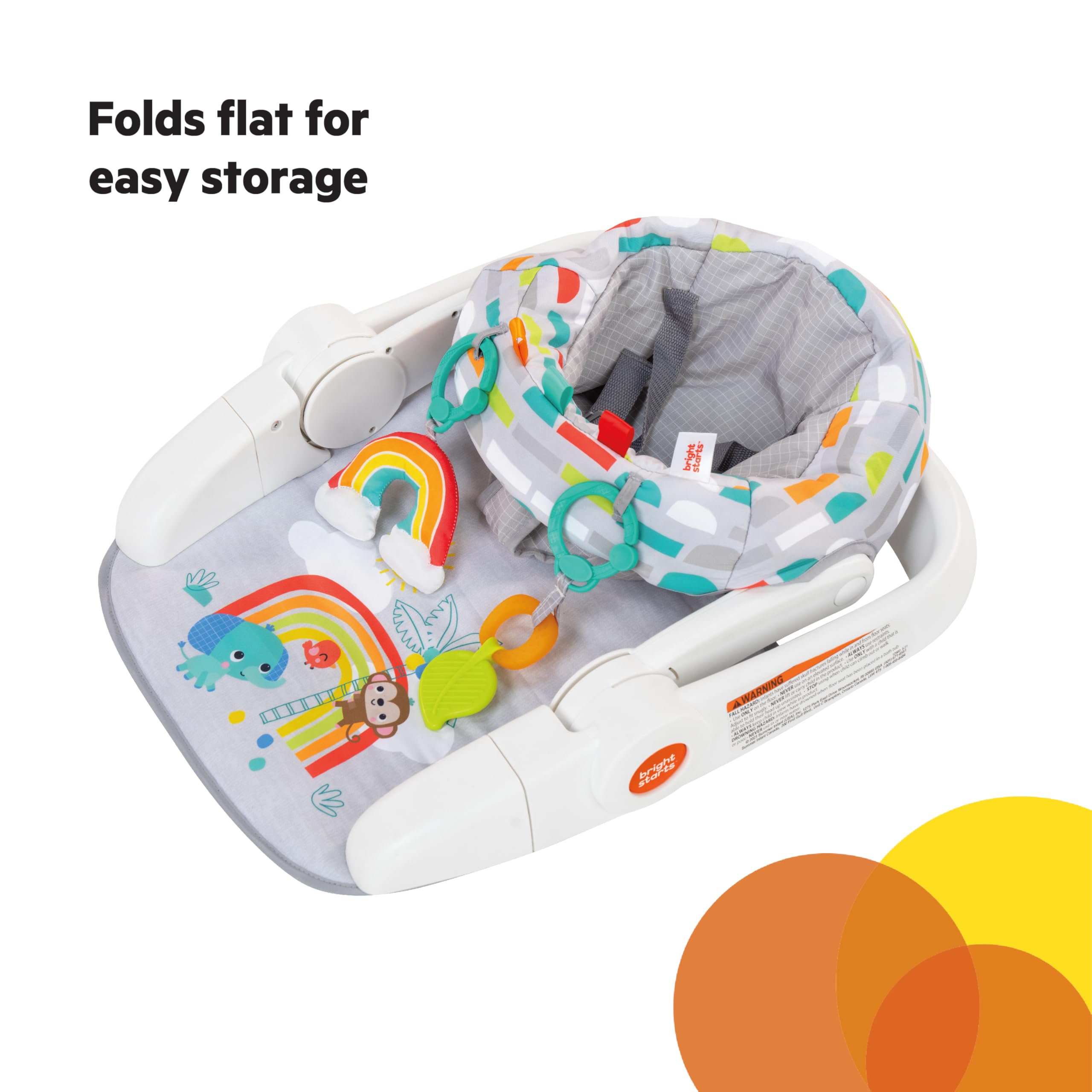 Foto 6 pulgar | Asiento De Piso Para Bebés Bright Starts Para Aprender A Sentarse De 4 A 12 Meses - Venta Internacional.