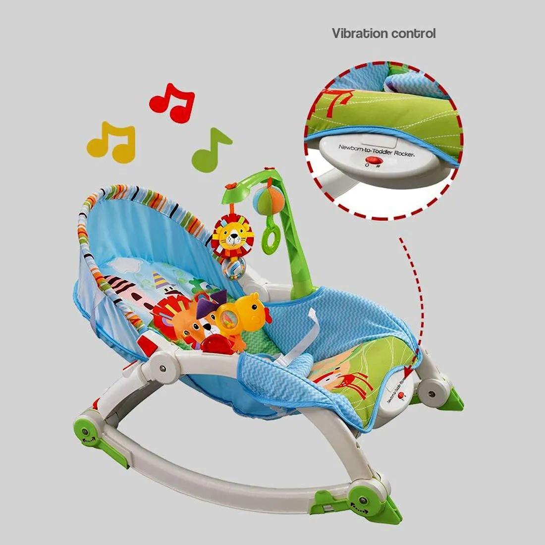 Foto 2 | Bouncer Para Bebé Aeiou 63560 Newborn Rocker Mecedora Blanco