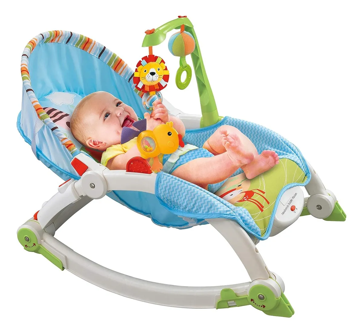 Foto 6 pulgar | Bouncer Para Bebé Aeiou 63560 Newborn Rocker Mecedora Blanco