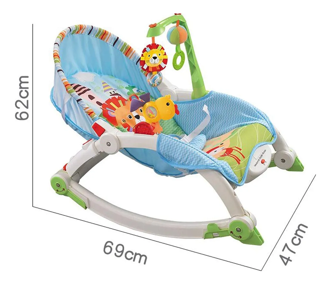 Foto 6 | Bouncer Para Bebé Aeiou 63560 Newborn Rocker Mecedora Blanco