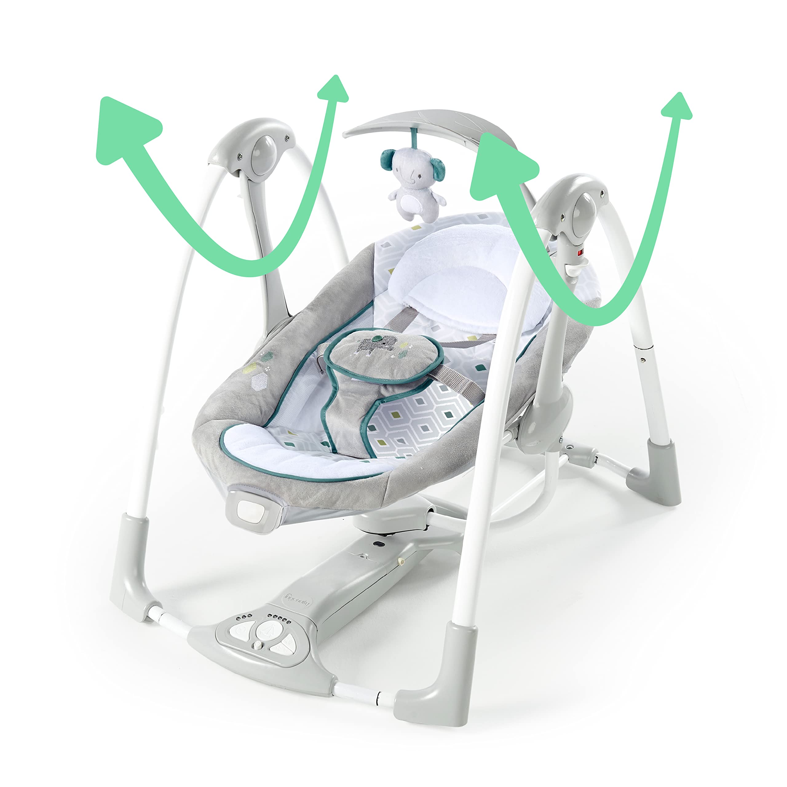 Foto 6 pulgar | Columpio Para Bebés Y Asiento Infantil Ingenuity Convertme 2 En 1 Nash - Venta Internacional.