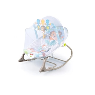 Foto 1 | Silla Vibradora Mecedora De Bebe Musical Con Juegos Lab.g Gris