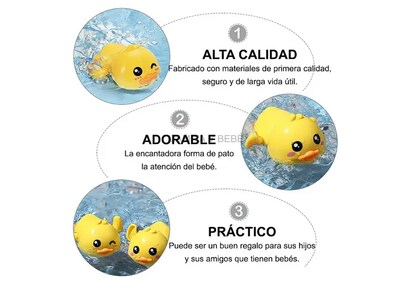 Foto 4 | Juego De Baño Xtellar Para Bebé, Con Gorro Ajustable Y Cepillo Para Champú - Agrega Diversión Y Felicidad A La