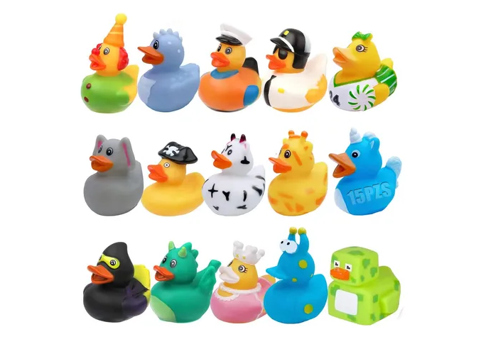 Foto 2 pulgar | Set De 15 Patitos De Hule Xtellar Para Baño