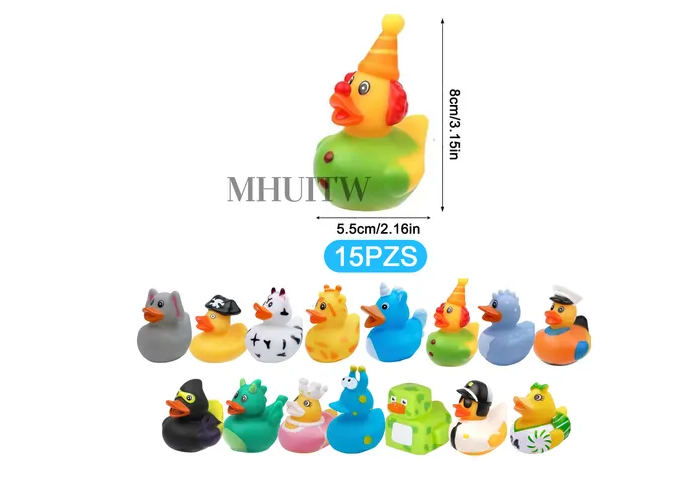 Foto 6 pulgar | Set De 15 Patitos De Hule Xtellar Para Baño