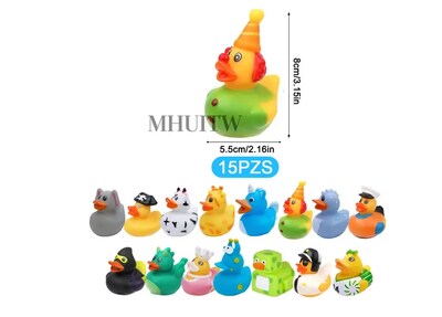 Foto 5 | Set De 15 Patitos De Hule Xtellar Para Baño
