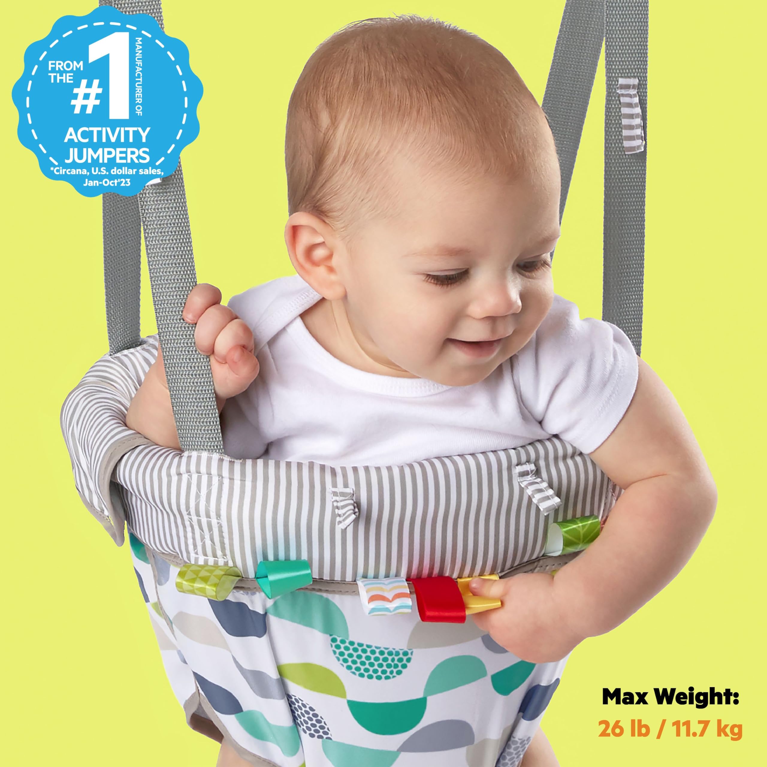 Foto 2 | Door Jumper Bright Inicia Un Divertido Desfile Para Bebés Mayores De 6 Meses - Venta Internacional.