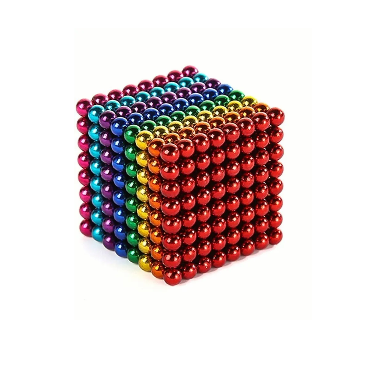 Cubo Magnético con 216 de 5 mm Vistoso Imán Esférico Malubero Multicolor