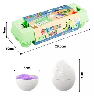 Foto 2 | Juego Educativo Para Niños, Juguete Didáctico Huevos Colores Verde