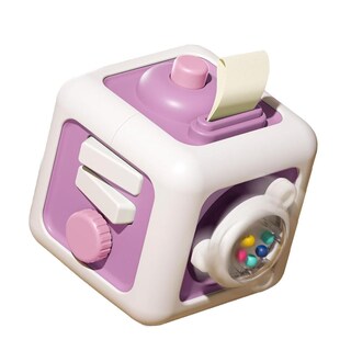 Foto 1 | Juguete Busy Cube Para Niño De 1 Año, Bebé De 12 A 18 Meses, Color Morado - Venta Internacional.