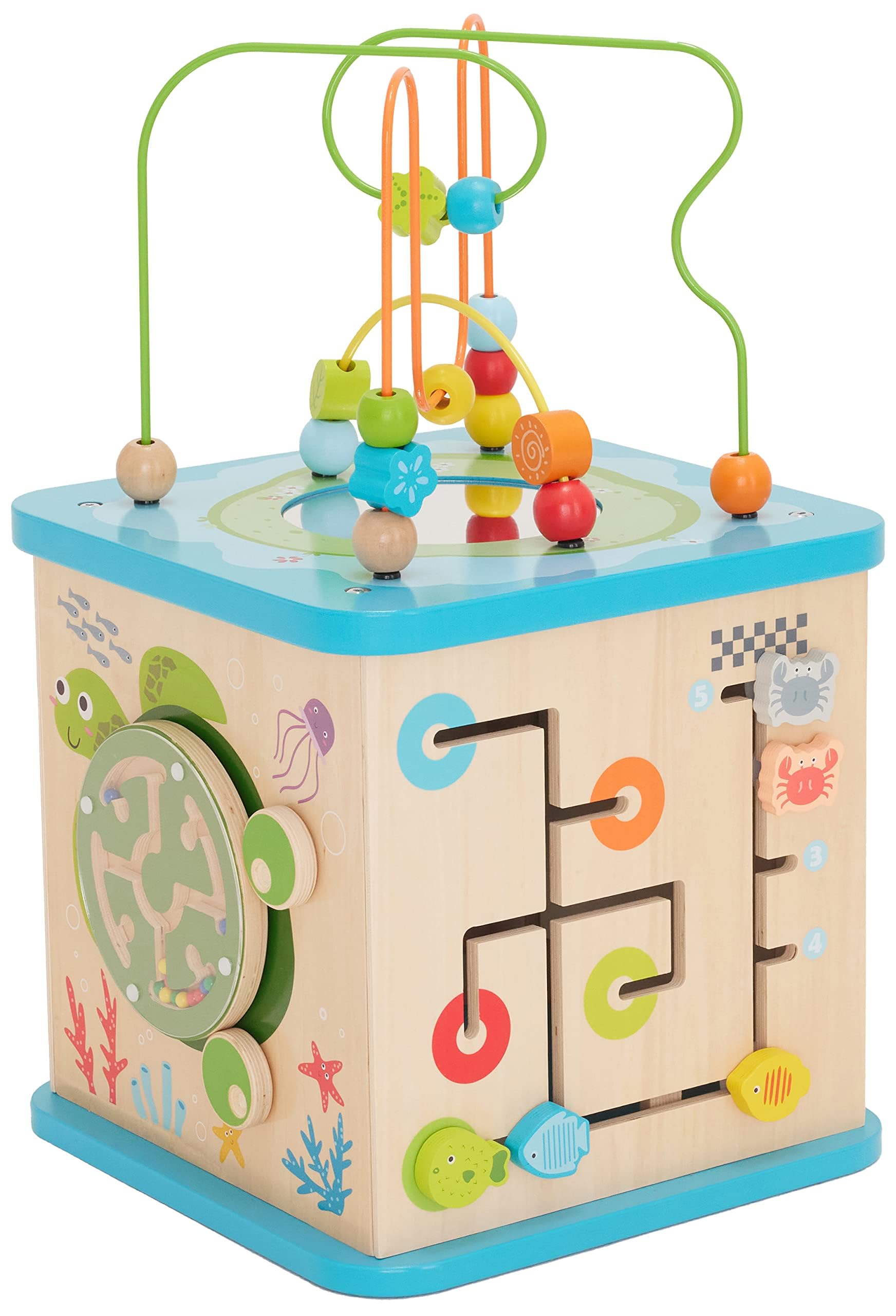 Foto 4 pulgar | Cubo De Aprendizaje De Actividades Amazon Basics Para Niños De Más De 12 Meses - Venta Internacional.