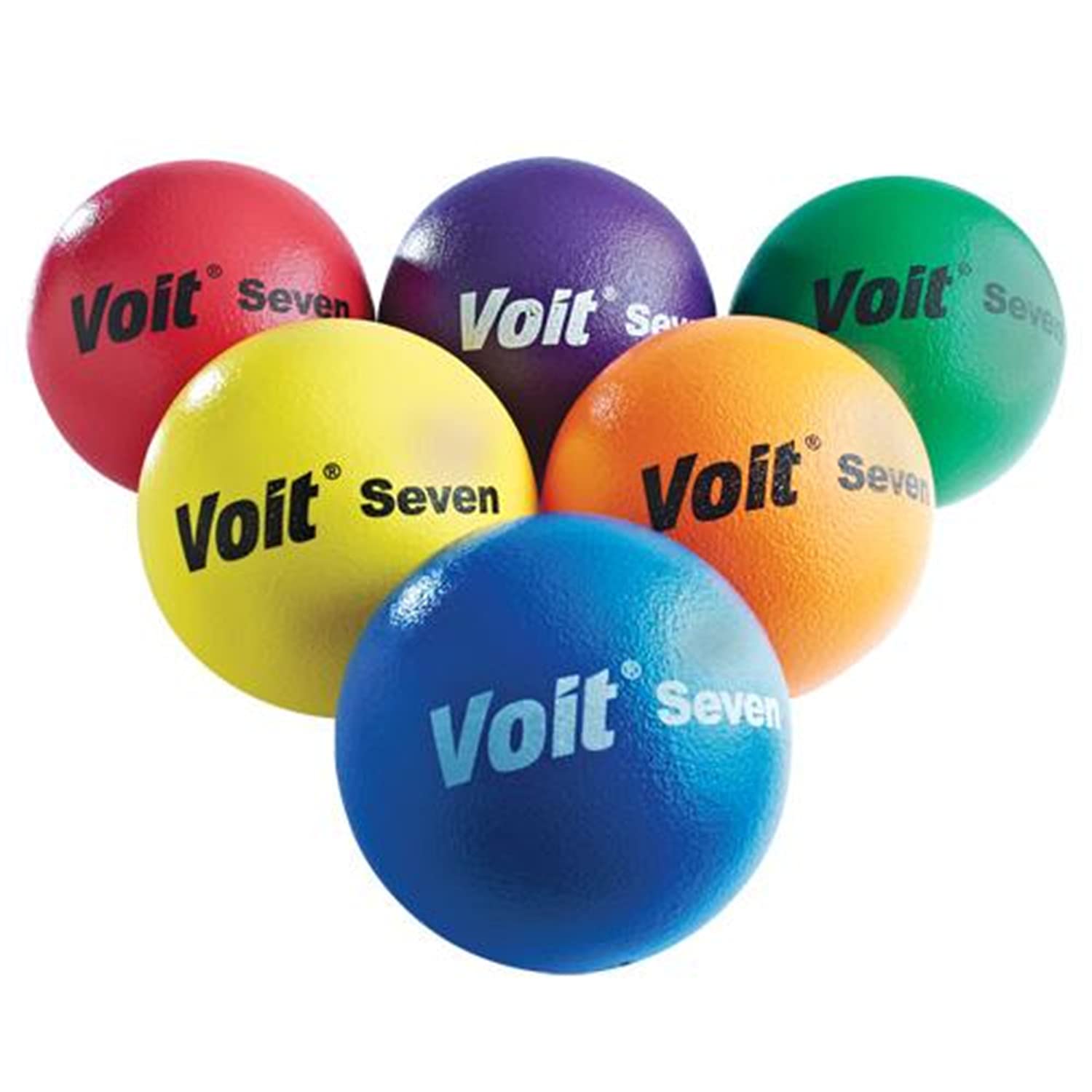Set De 6 Bolas Voit 7 Seven Tuff De Espuma Recubierta Para Niños - Venta Internacional.