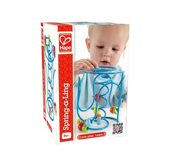 Foto 5 | Spring-a-ling De Madera, Ganador Del Premio Bead Maze Hape, De 6 A 3 Años - Venta Internacional.