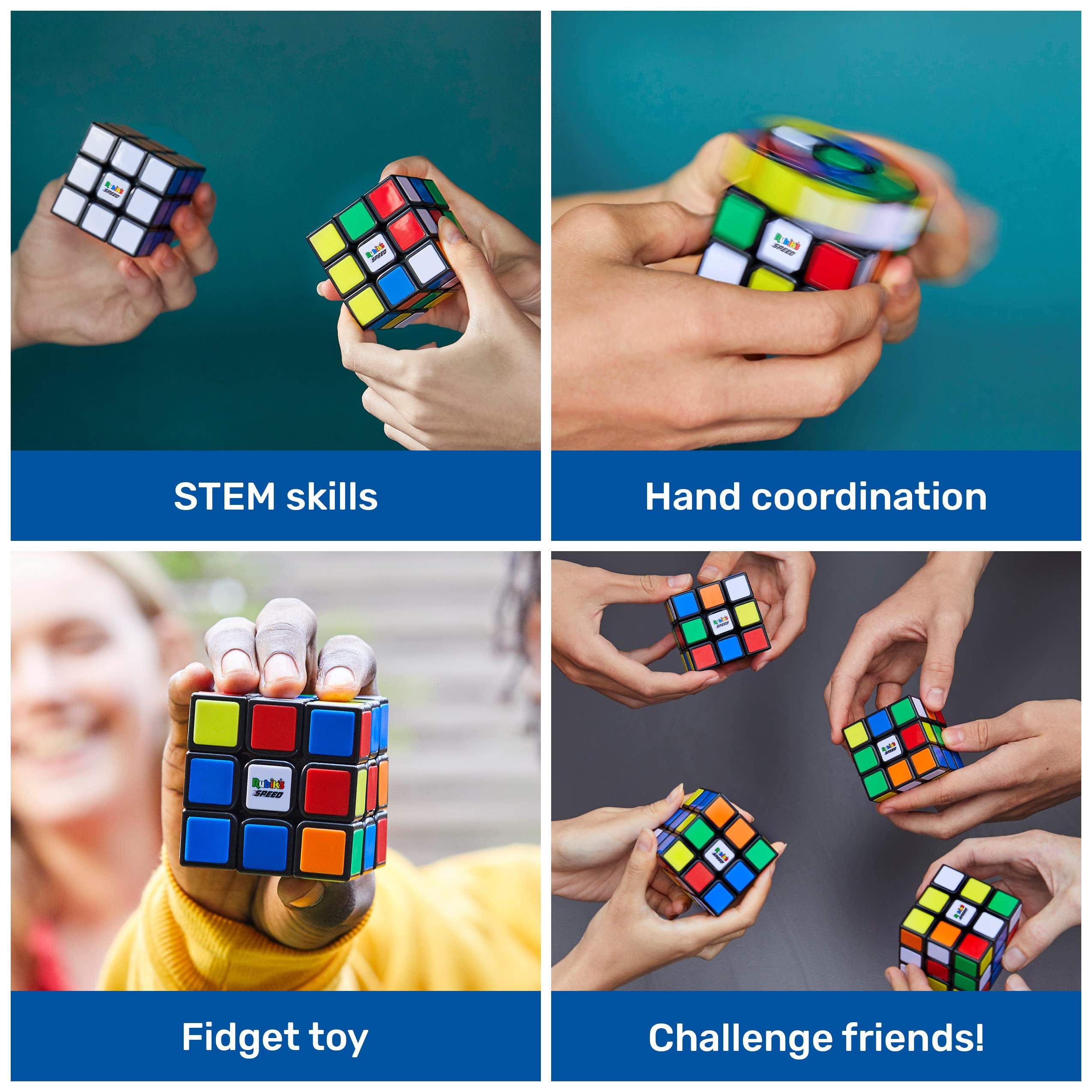 Foto 4 pulgar | Cubo De Velocidad Magnético Rubik's Cube 3x3 Para Adultos Y Niños Mayores De 8 Años - Venta Internacional.