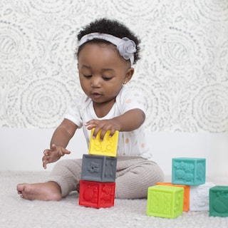 Foto 3 | Juego De Bloques Infantino Squeeze And Stack Con Números, Animales De Más De 6 Millones - Venta Internacional.