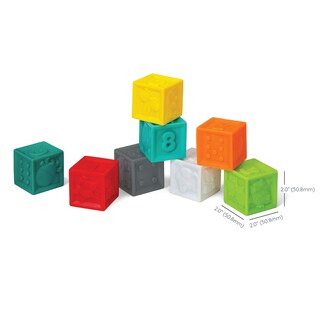 Foto 6 | Juego De Bloques Infantino Squeeze And Stack Con Números, Animales De Más De 6 Millones - Venta Internacional.