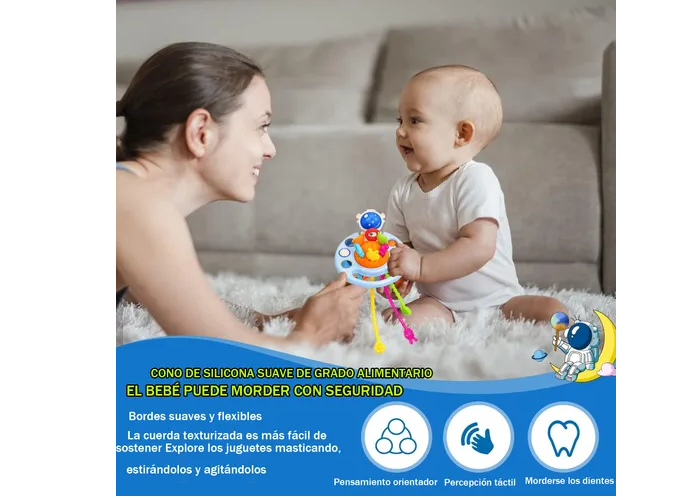 Foto 3 pulgar | Uguete Interactivo Xtellar Montessori, Sensorial Y Estimulación Cognitiva Para Bebés