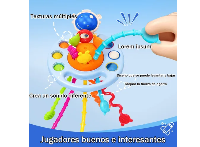 Foto 4 pulgar | Uguete Interactivo Xtellar Montessori, Sensorial Y Estimulación Cognitiva Para Bebés
