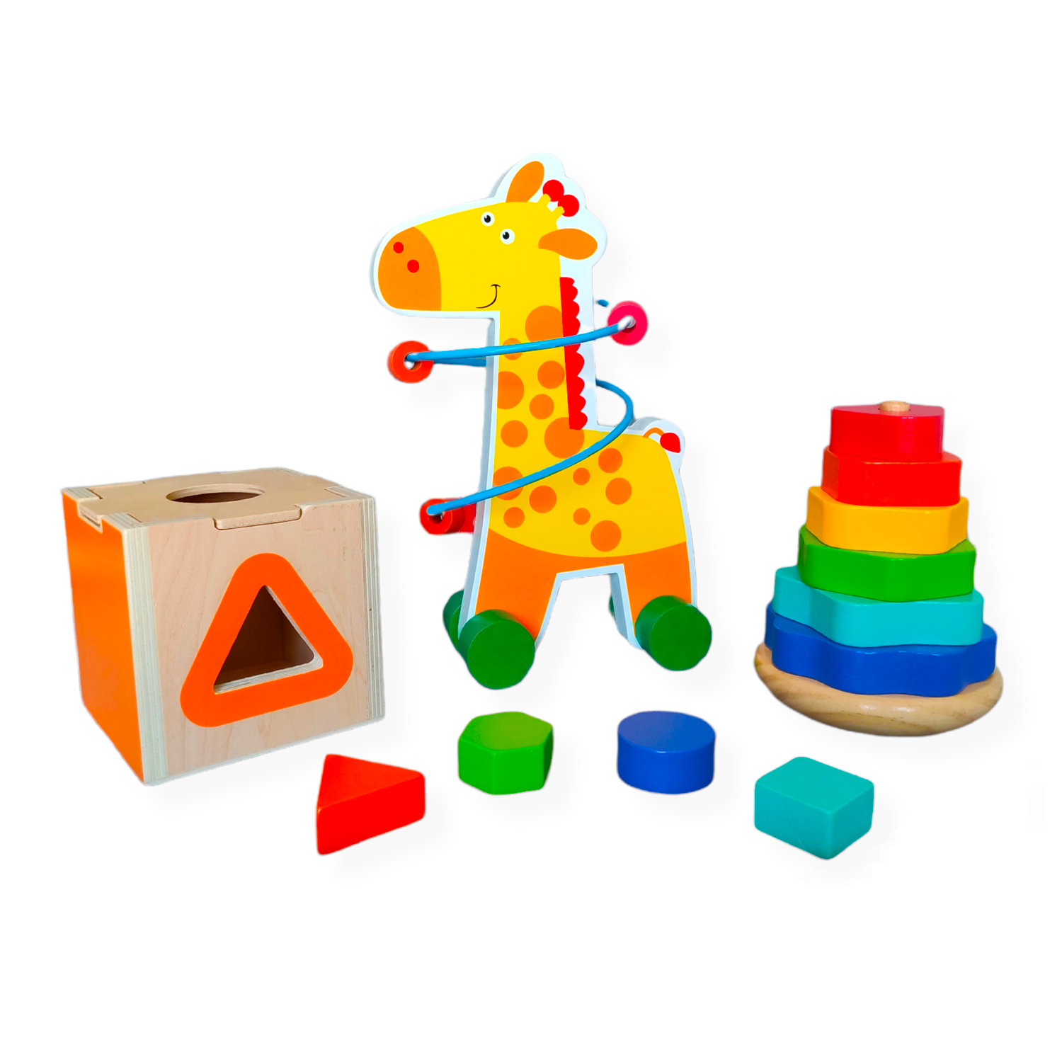 Kit de Juegos Didácticos Yuff! Montessori Multicolor 13 Piezas