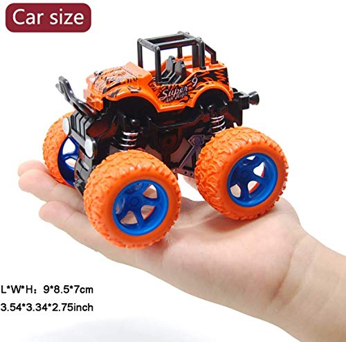 Foto 3 pulgar | Venta Internacional - Coche De Juguete Monster Truck Inertia Impulsado Por Fricción, 4 Unidades Para Niños